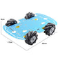 Unassembled Omni Mecanum Car Chassis Kit w/ Motors For Arduino Programming DIY (With Controller)