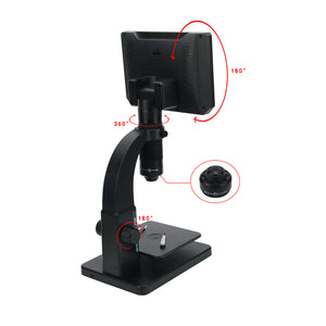 Inskam315 2000X 12MP Digital Microscope Magnifier 7&quot; IPS Screen Two Lens For PCB Repair Jewelry