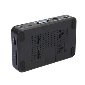 Seebest P6 Home HD Player Video Player HDMI VGA AV For U Disk SD Card Projector Advertising Display