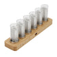 6-Digit LED Glow Tube Alarm Solid Wood Nixie Tube Alarm Clock Assembled Gift Sweet Home Decor