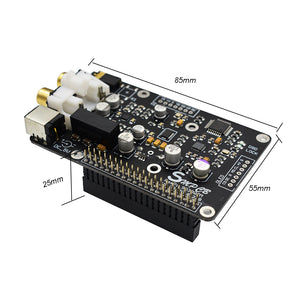 R38 Network Player Audio DAC Board ES9038Q2M For Raspberry Pi + OLED + Remote Controller No Shell