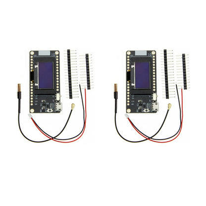 1 Pair LORA32 V2.0 433MHz ESP32 0.96&quot; OLED WiFi Bluetooth Module Electronic Module Support SD Card