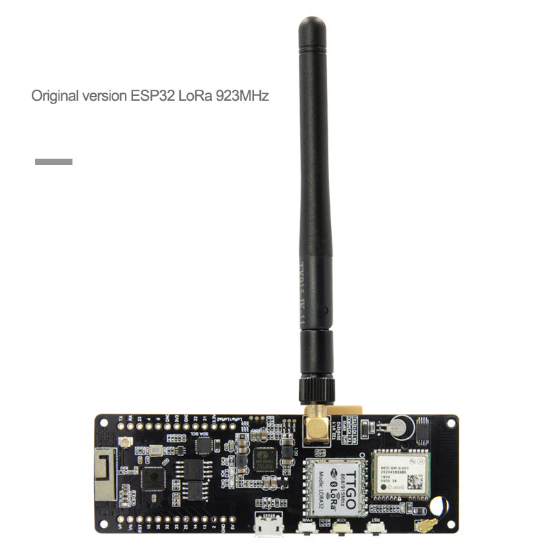 LILYGO T-Beam V1.0 Original ESP32 LoRa Board 923MHz Version WiFi Bluetooth Module GPS NEO-6M 18650 Holder