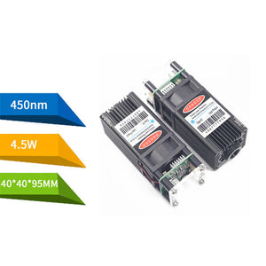 450NM Engraving Laser Module Blue Laser Module Compressed Spot Laser Head Output Minimum Power 4.5W