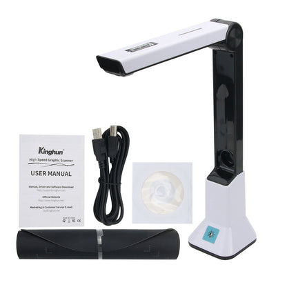 KC5M01 Scanner A4 A5 High Speed Document Scanner Portable Foldable For Picture Photos Magazines