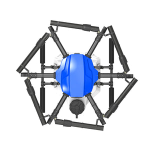 E616P 6 Axis Drone Folding Agricultural Drone Frame Assembled Wheelbase 1648MM With 16L Water Tank