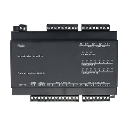 Industrial Controller For Modbus RTU Protocol Digital Input &amp; Digital Output RTU-307E 8DI + 8DO [RS485+RS232]
