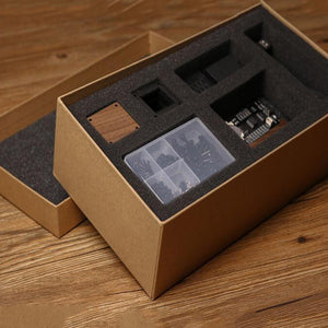 6-Digit RGB Clock Pseudo Glow Tube Clock DIY Kit Unassembled Desktop Creative Decoration Gift