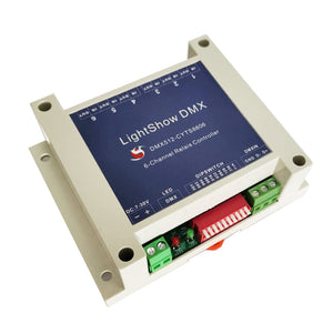 LightShow DMX 6-Channel Relay Switch Controller DC 5V DMX512 Suitable For KTV Bars Entertainment