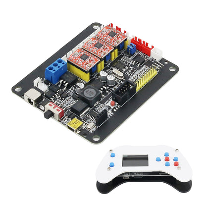 CNC 3 Axis Control Board Version 4.0 + 1.8 Inch Offline Controller Screen for GRBL Engraving Machine