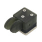 QU-21C Dual Paddle Key Mini Morse Key Telegraph Key CW Key Automatic Base Magnetic Absorption