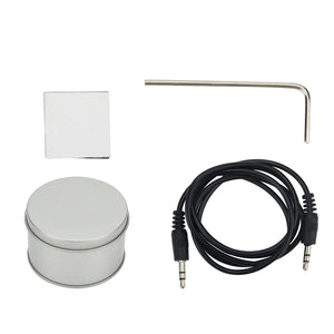 QU-21C Dual Paddle Key Mini Morse Key Telegraph Key CW Key Automatic Base Magnetic Absorption