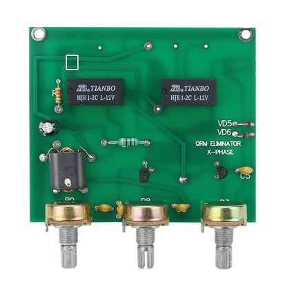 Assembled Board QRM Eliminator X-phase 1-30MHZ HF Bands Amplifier Parts Kit for SDR DIY