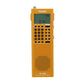 For Tecsun PL-368 Full Band Radio Stereo Radio SSB DSP Radio Digital Demodulation USB Charge Orange