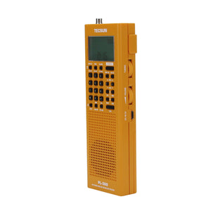 For Tecsun PL-368 Full Band Radio Stereo Radio SSB DSP Radio Digital Demodulation USB Charge Orange