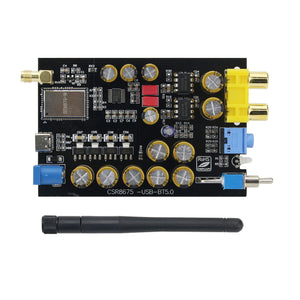 CSR8675 Bluetooth Audio Decoder Board Wireless Receiver Board PCM5102A BT5.0 APTX HD Main Board Finished