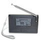 HRD-1032 Full Band Radio FM/MW/SW Portable FM Radio DSP Stereo Radio Clock With LCD Display