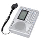 K-607 Desktop Radio Full Band Radio Recorder MP3 Player Portable Digital Radio AM FM SW For TF Card