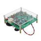 88-108MHz FM Radio DIY Radio Receiver with Acrylic Shell Fully Discrete Assembled Version