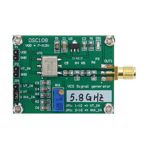 RF VCO Signal Source Microwave Voltage Controlled Oscillator Signal Generator 5.8G 5725-5850MHz