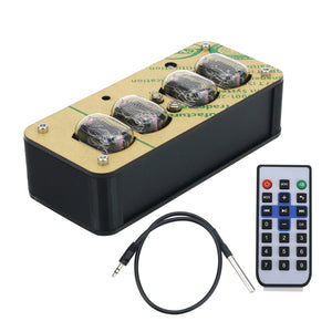 IN-12 Nixie Clock 4-Digit Nixie Tube Clock Time Date Temperature Auto Switching Finished