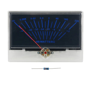 Power Amplifier VU Meter DB Level Meter DAC Audio Power Sound Pressure Meter with Backlight P-134