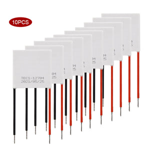 10PCS TEC1-12704 Thermoelectric Cooler 30x30x3.2MM For Blood Cryogenic Tester Cooling Pump