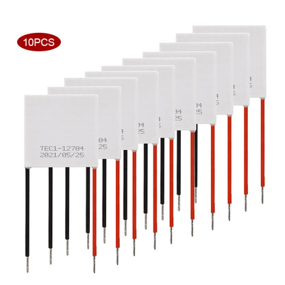 10PCS TEC1-12704 Thermoelectric Cooler 30x30x3.2MM For Blood Cryogenic Tester Cooling Pump