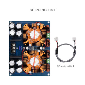 XH-A601 420Wx2 Ultra High Power Amplifier Board Digital Power Amplifier TDA8954TH Stage Amplifier