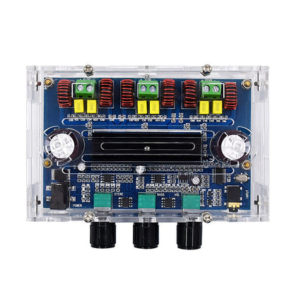 XH-A305K Bluetooth 5.0 Amplifier Board 2.1CH Digital Power Amplifier 100W + 50W*2 TPA3116D2 w/ Shell