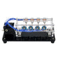 8-Coil Version Motor Model V-Shaped Electromagnet Motor Teaching Aid Toy High Speed 5V Manual DIY