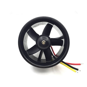 QF2611-4500KV 64MM Ducted Fan Motor 5-Blade EDF Model Airplane Brushless Motor For RC Drone