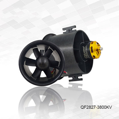 QF2827-3800KV 70MM Ducted Fan Motor 6-Blade EDF Motor Airplane Brushless Motor For RC Drone UAV