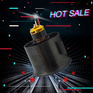 QF2827-2600KV 70MM Ducted Fan Motor 12-Blade EDF Motor Model Airplane Brushless Motor For RC Drone