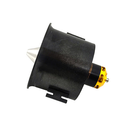 QF2827-1800KV 70MM Ducted Fan Motor 12-Blade EDF Motor 6S Power-Saving Model Airplane Motor