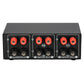 B051 2 In 1 Out Amplifier Selector 2 Channel High-Power Stereo Speaker Selector w/ Volume Control