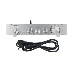 BRZHIFI-L1B Class A Preamp Tuner Preamplifier Bluetooth 5.0 DAC Support Two-Channel Wired Input