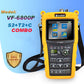 VF-6800P Digital Satellite Finder Signal Meter DVB-T2 DVB-S2 DVB-C Satellite Receiver 2.4&quot; Color LCD