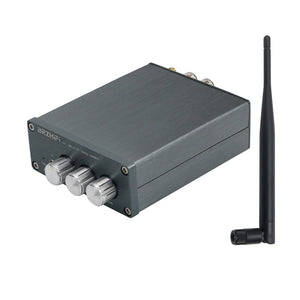 A2-8 100Wx2 Bluetooth Power Amplifier DAC Digital Mini Power Amp TPA3126D2 With Treble Bass Knobs