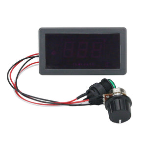 Infrared Remote Control Digital Display Motor Governor 6V 12V 24V PWM Stepless Speed Control Switch