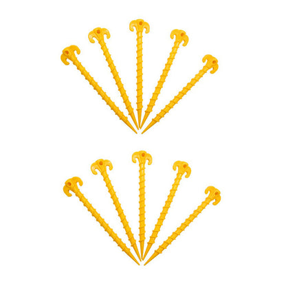 10&quot; Heavy Duty Beach Tent Peg Plastic Tent Spike Durable Perfect For Camping Backpacking Gardening