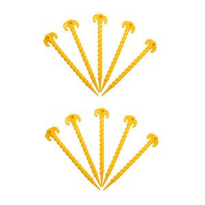 10&quot; Heavy Duty Beach Tent Peg Plastic Tent Spike Durable Perfect For Camping Backpacking Gardening