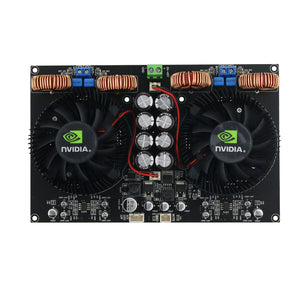 YJ-TPA3255 Digital Power Amplifier Board 600W+600W Class D Amplifier Board 2.0 Amplifier w/ Fans