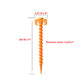 20cm/7.9&quot; Heavy Duty Beach Tent Peg Plastic Tent Spike Durable For Camping Backpacking Gardening
