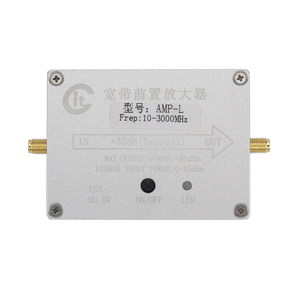 10MHz-3GHz Broadband Preamplifier Module + 5pcs Near-field Probes Kit Low Noise for RF Receivers