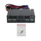 5.25" Pc Front Panel Dashboard Media Usb 3.0 Hub Audio Esata Sata Card Reader Desktop Optical Drive Multifunctional Panel 525E