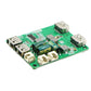 USB Hub USB Splitter Expansion Board 4-Way Separate Power Supply w/ 2P Cable For ROS A2 Radar