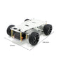 Mini Ackerman Car Chassis Unassembled Hall Encoder w/ 8V Motor Reduction Ratio 1:10 Digital Servo