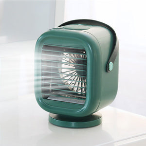 LLD-S02 Mini Air Conditioner Portable Air Cooler Oscillating Fan Desktop USB Humidifier Spray Fan