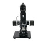 3-Axis Mechanical Robot Arm 3-DOF Robotic Arm + 3pcs 42 Gear Motors Aluminum Alloy 6061 Black